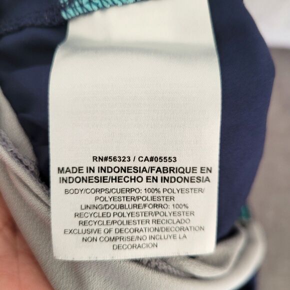 Nike Womens M Blue Running Shorts Brief Lined Athletic Swoosh Workout Gym - Picture 6 of 9